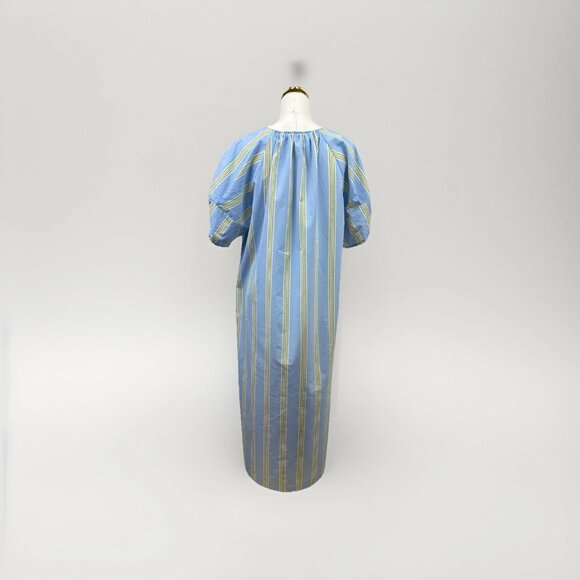 Anthropologie Maeve Short-Sleeve Crossover V-Neck Midi Dress Medium Worn 1 Time - Picture 10 of 14